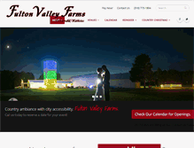 Tablet Screenshot of fultonvalleyfarms.com